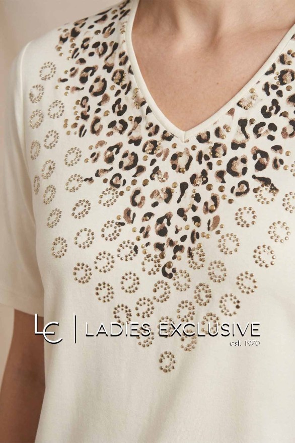 NICOLA Μπλούζα κοντομάνικη με v