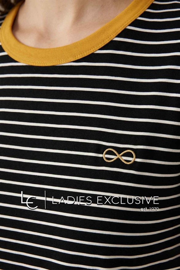 NICOLA Μπλούζα κοντομάνικη ριγέ