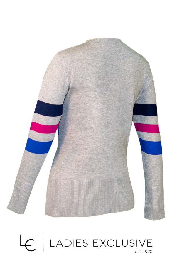 ÊTRE Μπλούζα πλεκτή με ανάγλυφες καρδιές