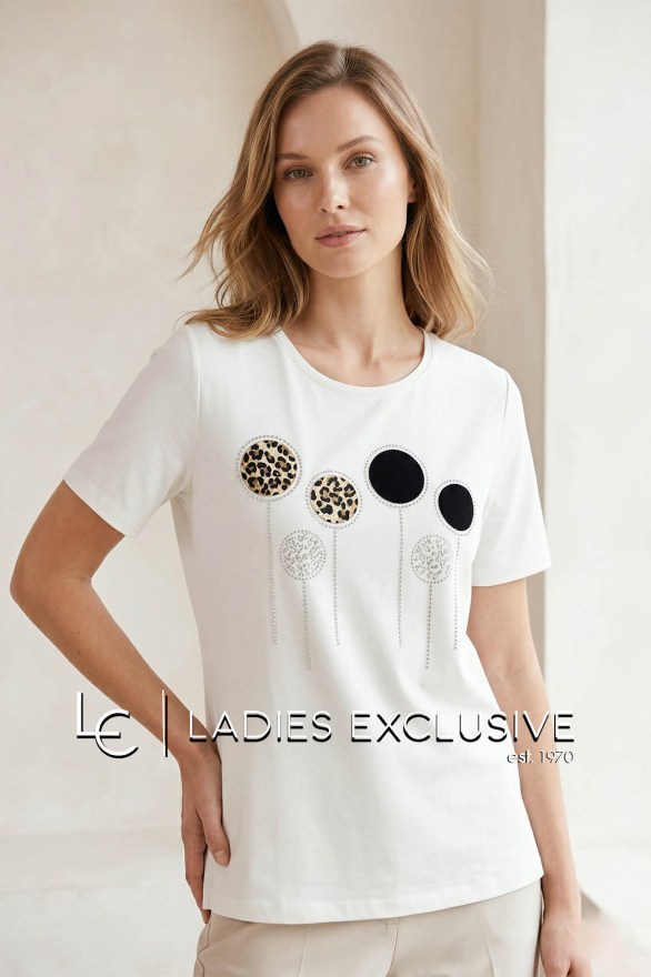 NICOLA Μπλούζα κοντομάνικη με στάμπα μπαλόνια