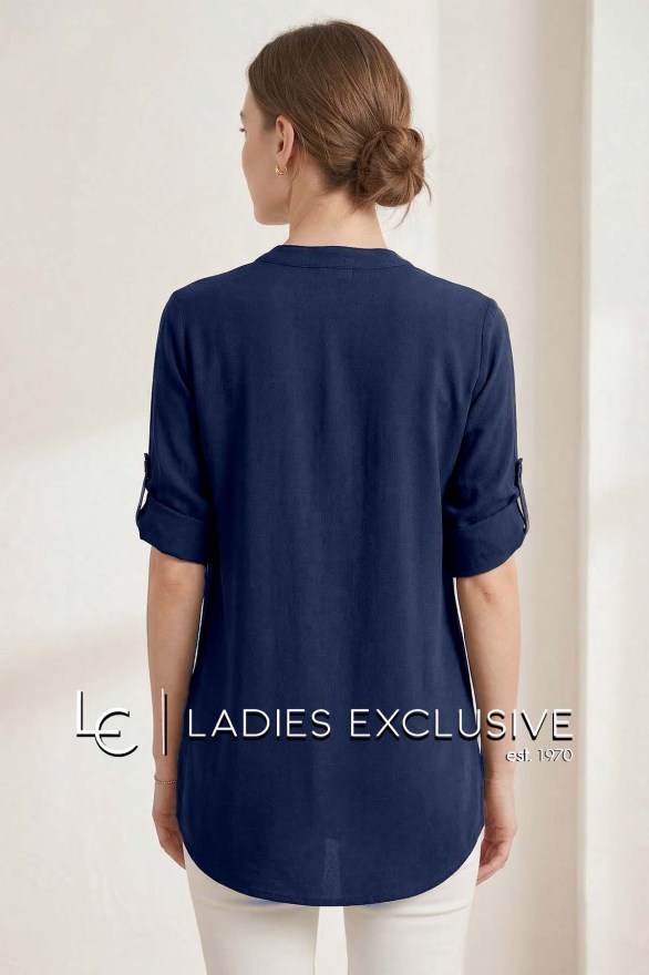 FIBES Μπλούζα σε άνετη γραμμή