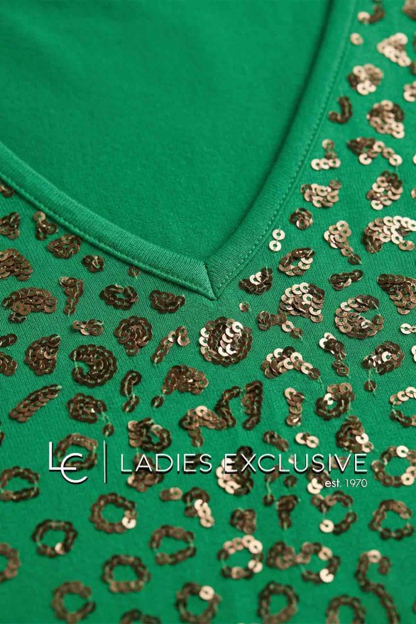 NICOLA Μπλούζα κοντομάνικη με v