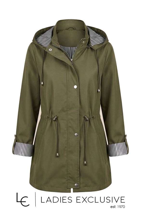 FIBES Μπουφάν αντιανεμικό με κουκούλα