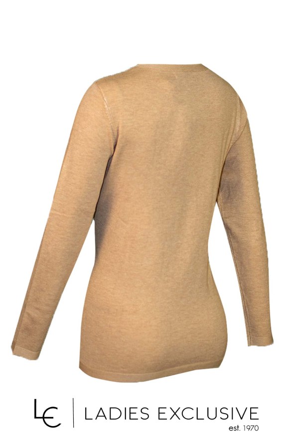 TRIPODE Μπλούζα πλεκτή με ρόμβους και στρας