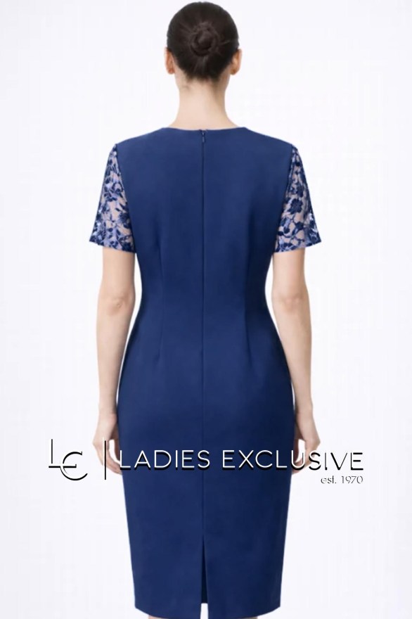 WEFTS Φόρεμα μίντι κοντομάνικο με δαντέλα