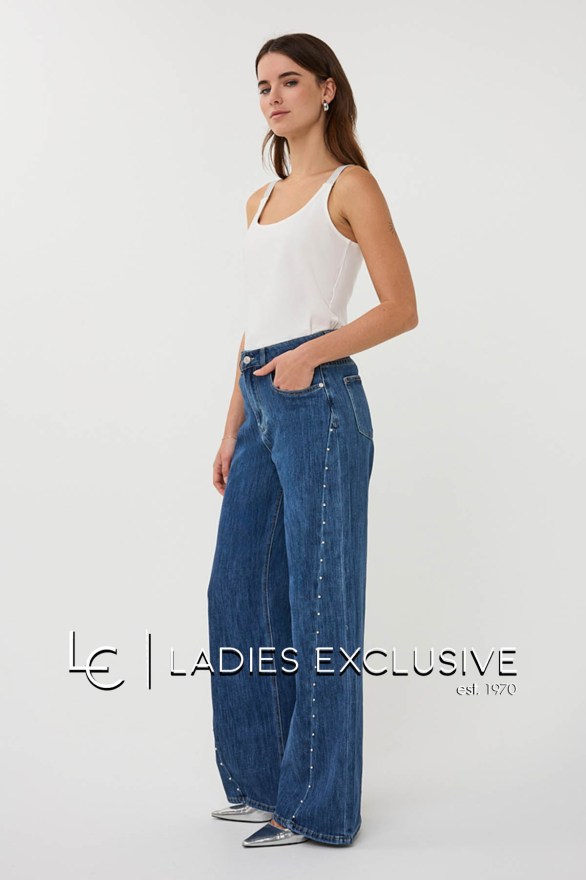 ESQUALO Παντελόνι τζην με τρουκς