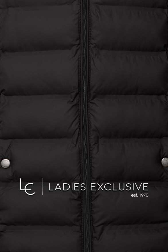 FRANSA Μπουφάν αμάνικο με κουκούλα