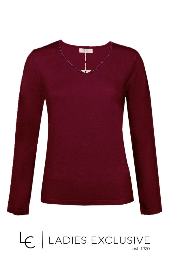 TRIPODE Μπλούζα πλεκτή με άνοιγμα v