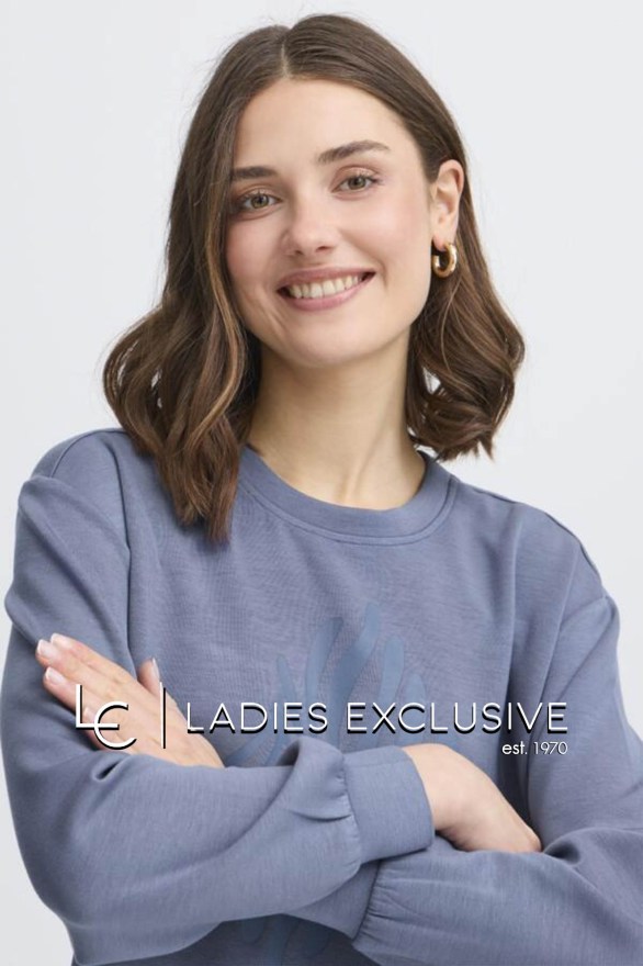 FRANSA Μπλούζα μακρυμάνικη με στάμπα