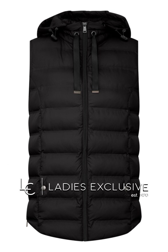 FRANSA Μπουφάν αμάνικο με κουκούλα