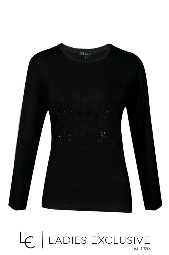 ELIN Μπλούζα από βισκόζη με στρας