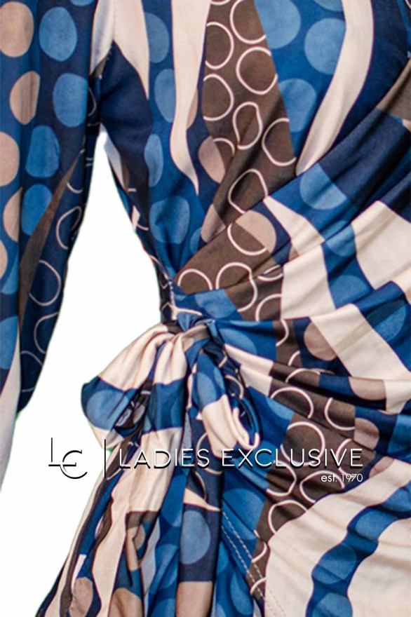 FIBES Μπλούζα κρουαζέ που δένει στο πλάι