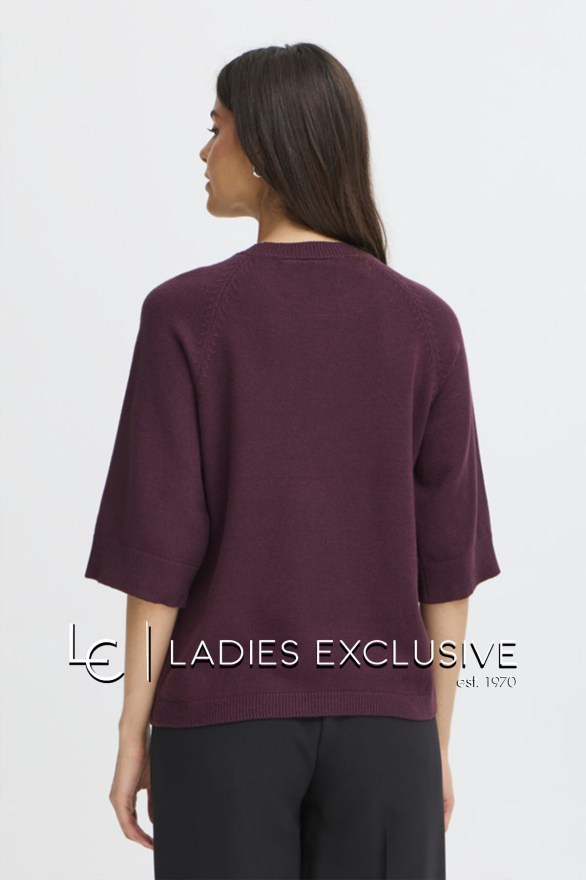 FRANSA Μπλούζα πλεκτή με μανίκι 3/4