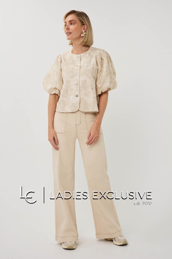 ESQUALO Τοπ με 3D σχέδια και παγιέτες