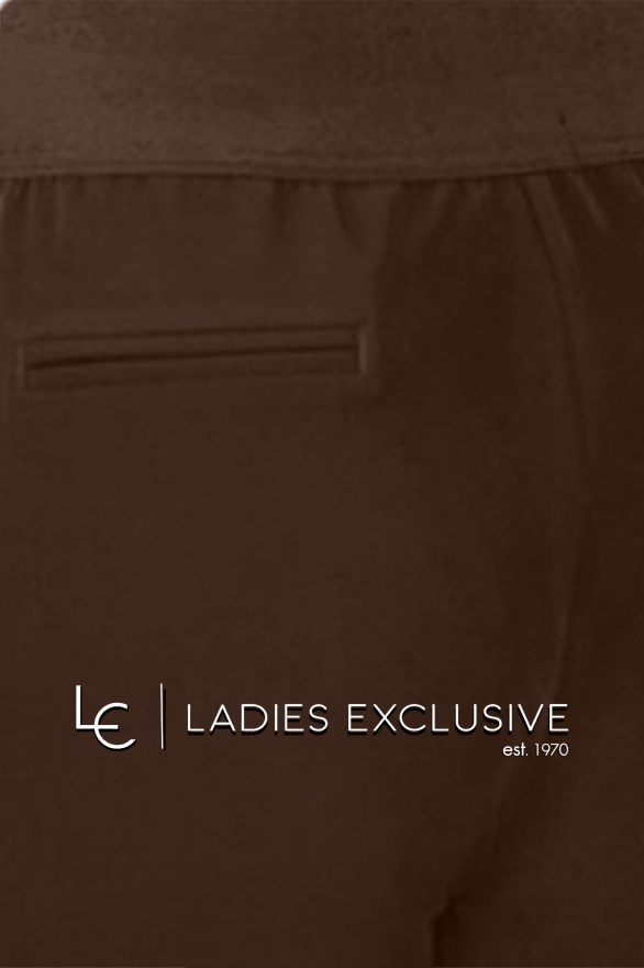 BELLA P. Παντελόνι κρεπ με λάστιχο