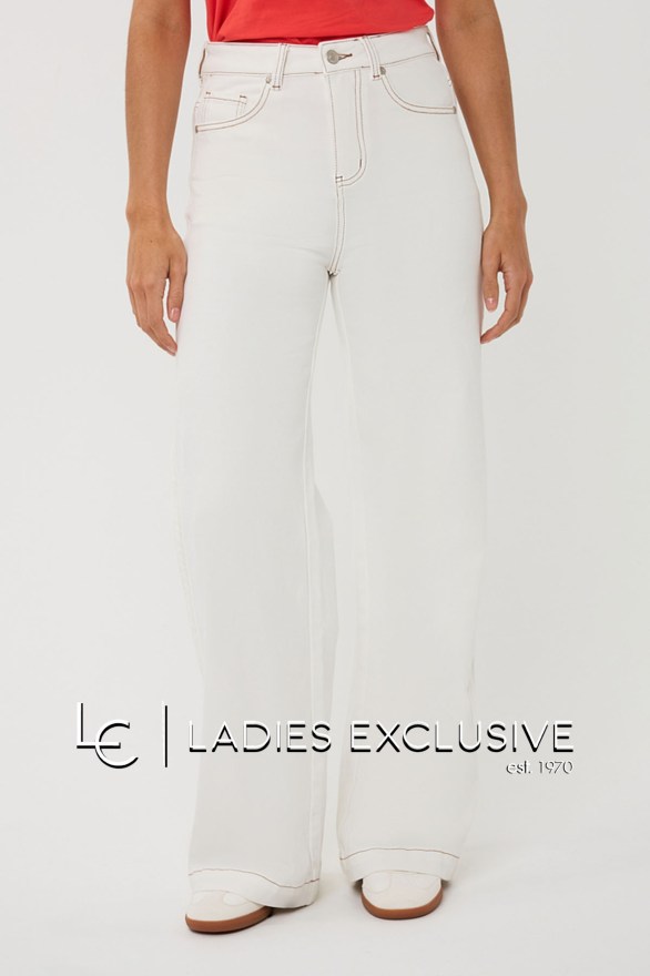 ESQUALO Παντελόνι τζην wide leg