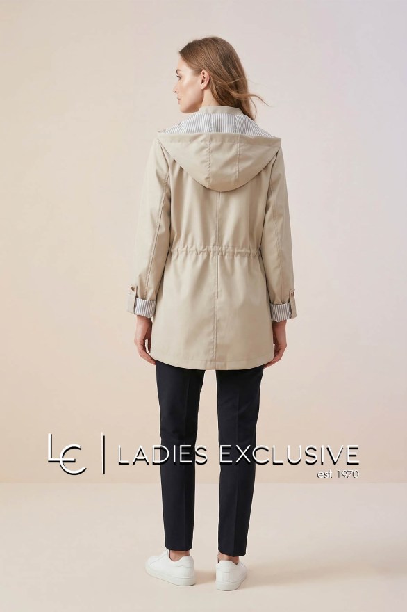 FIBES Μπουφάν αντιανεμικό με κουκούλα