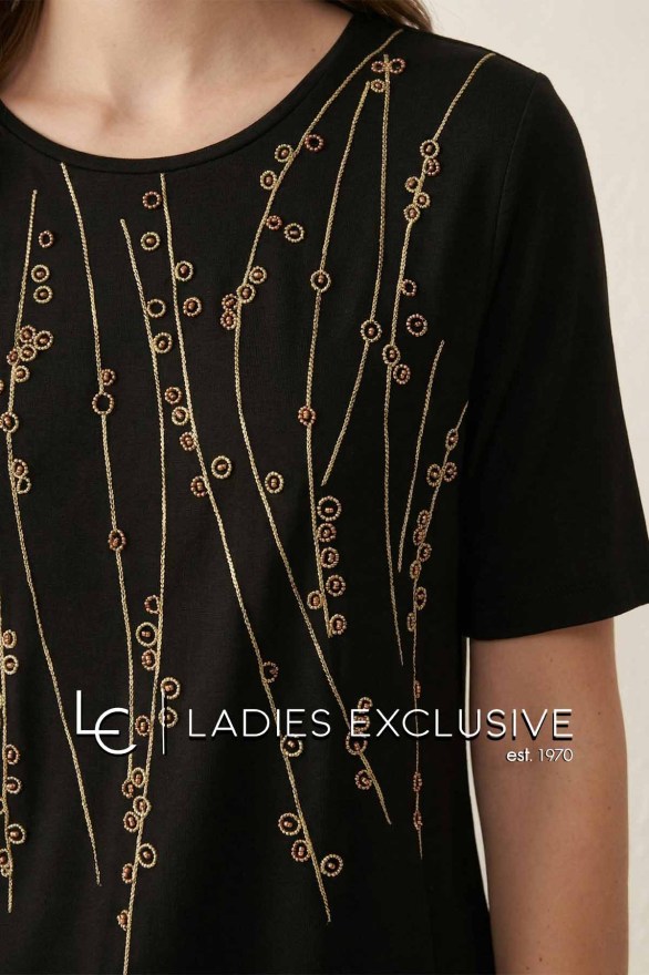 NICOLA Μπλούζα κοντομάνικη με κύκλους