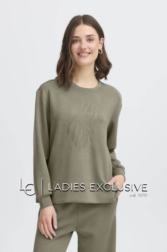 FRANSA Μπλούζα μακρυμάνικη με στάμπα