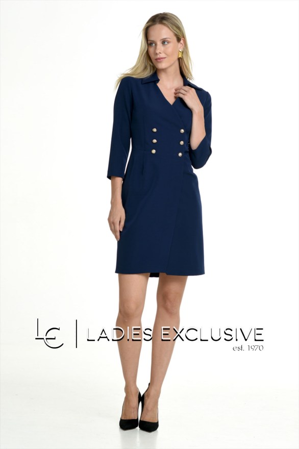 ESTEL Φόρεμα κρεπ κρουαζέ