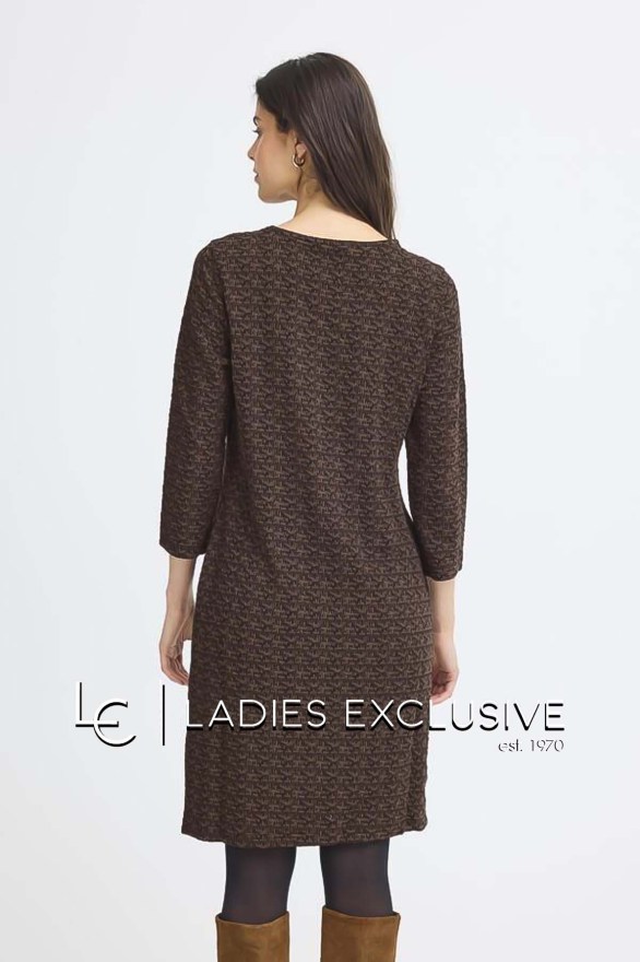 FRANSA Φόρεμα πλεκτό ζακάρ