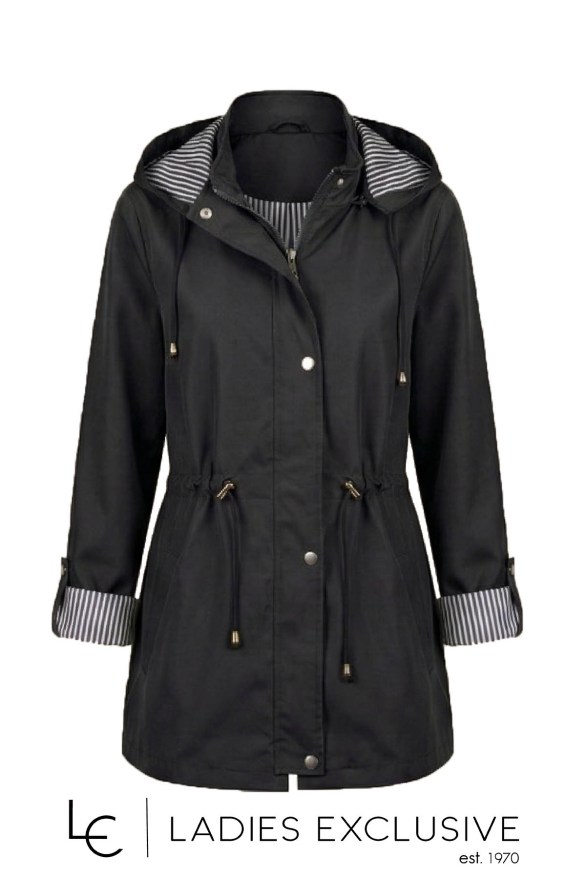 FIBES Μπουφάν αντιανεμικό με κουκούλα