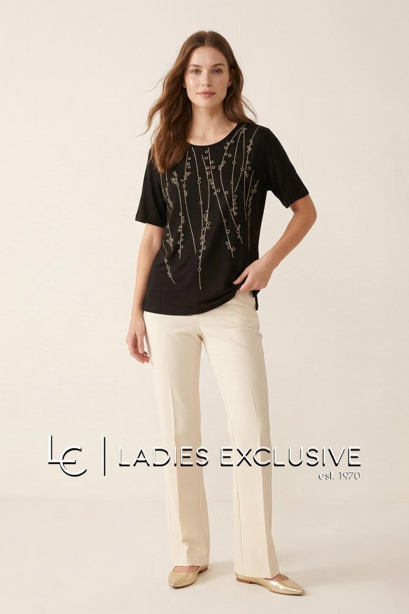 NICOLA Μπλούζα κοντομάνικη με κύκλους