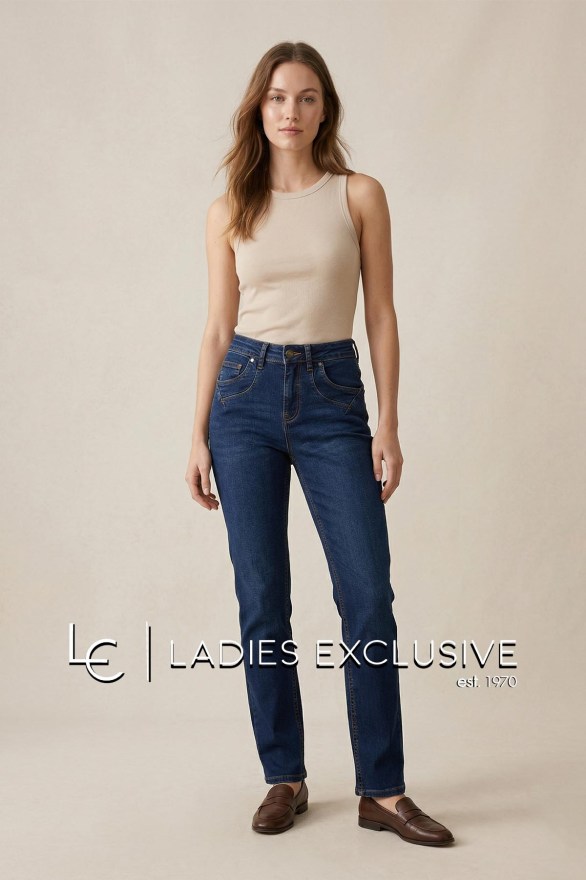 FRANSA Παντελόνι τζην μπλε