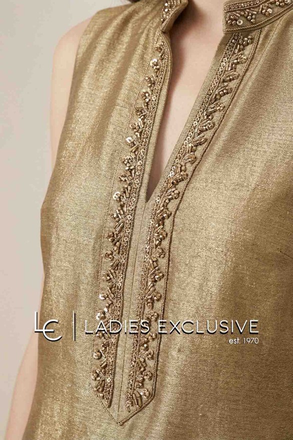 BELLA P. Φόρεμα αμάνικο μακρύ