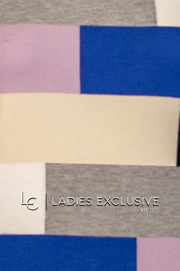 ÊTRE Μπλούζα πλεκτή με πολύχρωμα γεωμετρικά