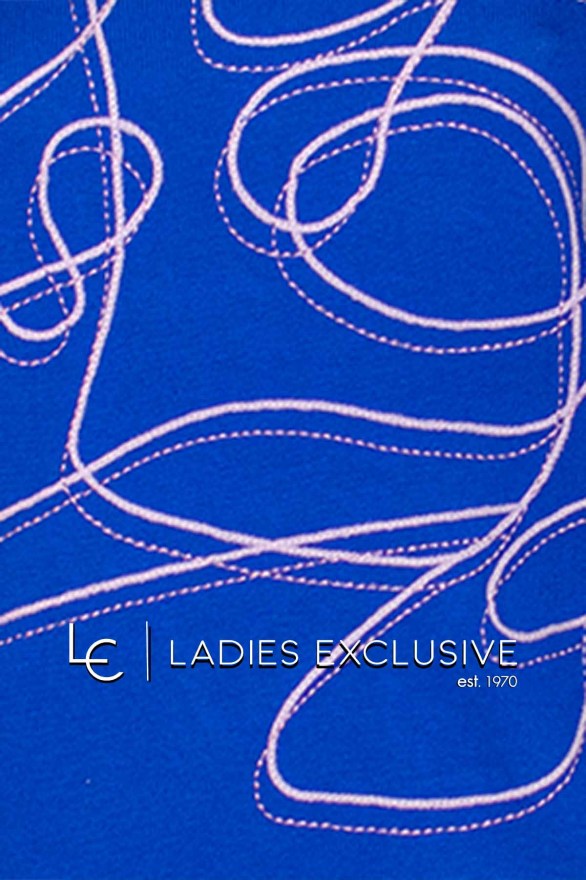 ÊTRE Μπλούζα πλεκτή με κεντημένο κλειδί σολ