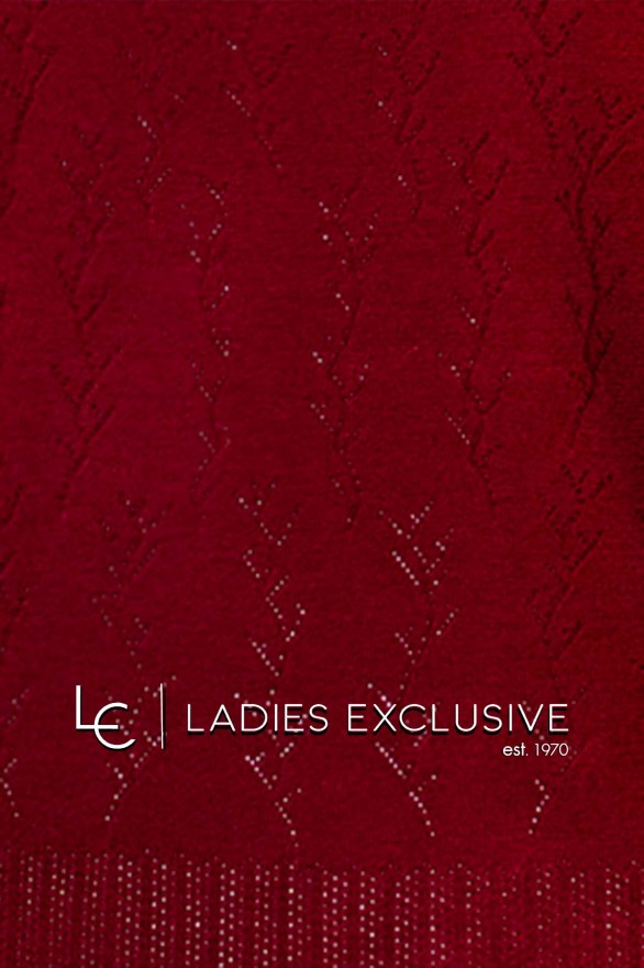 ELIN Μπλούζα μάλλινη με ανάγλυφα κλαδιά