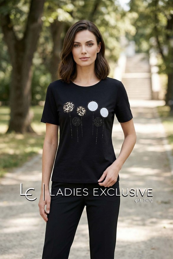 NICOLA Μπλούζα κοντομάνικη με στάμπα μπαλόνια