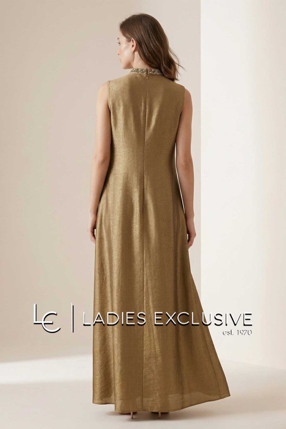 BELLA P. Φόρεμα αμάνικο μακρύ