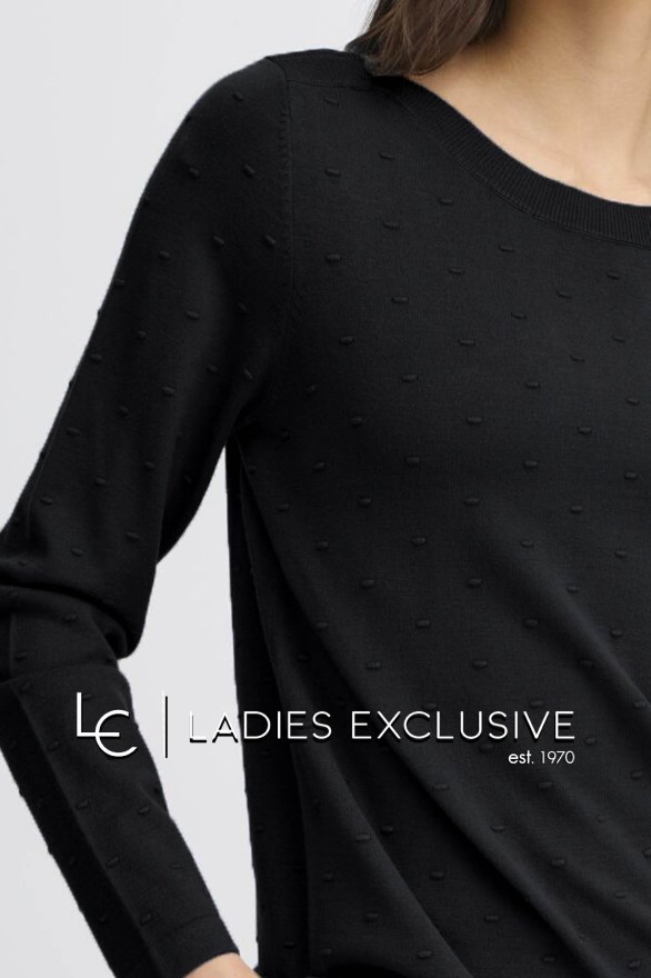 FRANSA Μπλούζα πλεκτή με ανάγλυφες κουκίδες