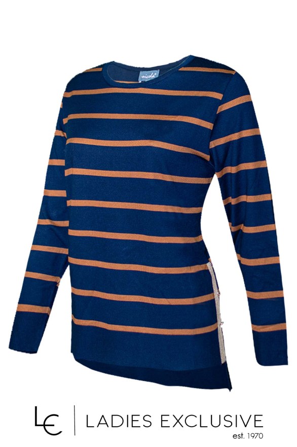 NICOLA Μπλούζα ριγέ