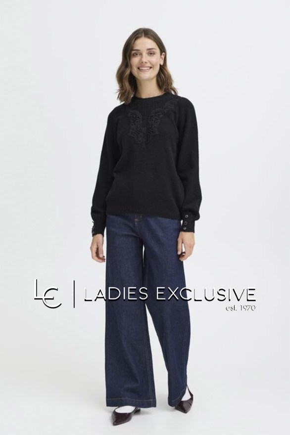 FRANSA Πουλόβερ με δαντέλα