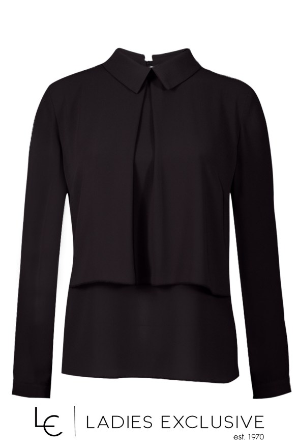 ESTEL Μπλούζα ριχτή με γιακά