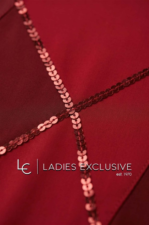 NICOLA Μπλούζα κοντομάνικη με ρόμβους με στρας