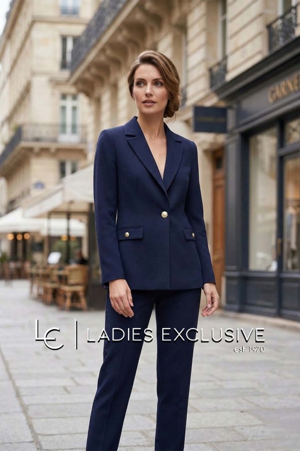 ESTEL Σακάκι κρεπ με μονό κουμπί