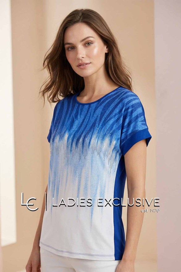 NICOLA Μπλούζα κοντομάνικη ντεγκραντέ