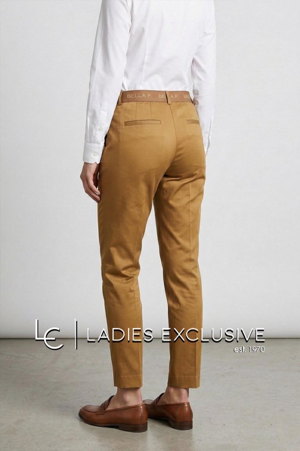 BELLA P. Παντελόνι βαμβακερό αστραγάλου