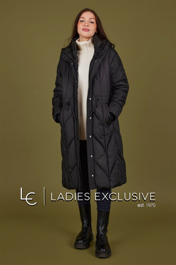 NORMANN Μπουφάν καπιτονέ μεσάτο μακρύ