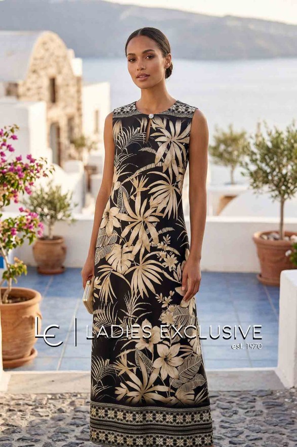 WEFTS Φόρεμα αμάνικο μακρύ