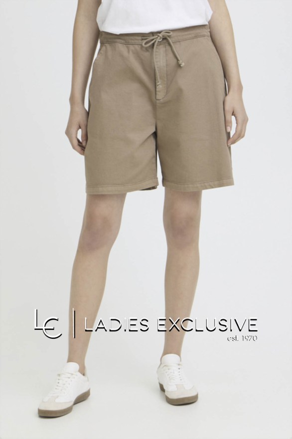 FRANSA Βερμούδα βαμβακερή με κορδόνι
