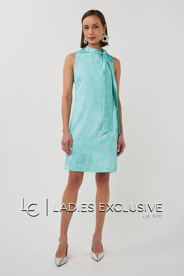 ESQUALO Φόρεμα αμάνικο σατέν