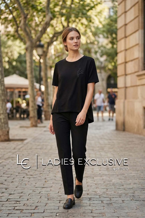 NICOLA Μπλούζα κοντομάνικη με κύκνο