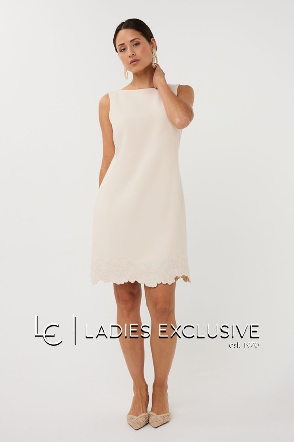 ESQUALO Φόρεμα αμάνικο με σχέδιο