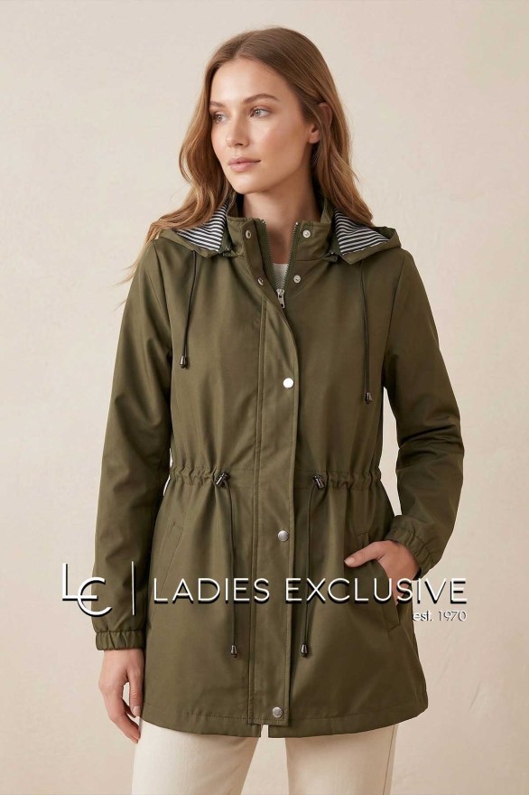 FIBES Μπουφάν αντιανεμικό με κουκούλα