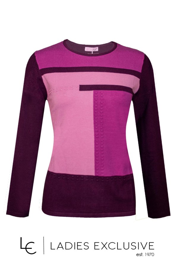 TRIPODE Μπλούζα πλεκτή με ανάγλυφο σχέδιο